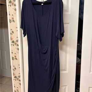 Elegant Navy Blue Women's Dress